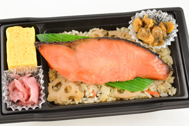 味の浜藤-銀鮭まろやか西京焼とれんこん炊込みご飯