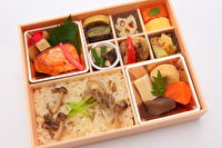 ヒロメ-【秋冬限定】茸ご飯と銀鮭の幽庵焼き～柚子の白味噌合わせ～