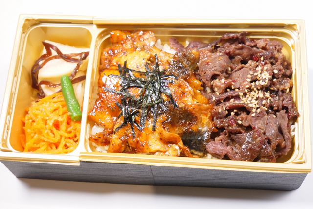 鰻とカルビの贅沢御膳