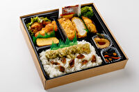 堀堀キッチン-ロースカツ＆鶏の唐揚げの人気コンビ幕の内弁当