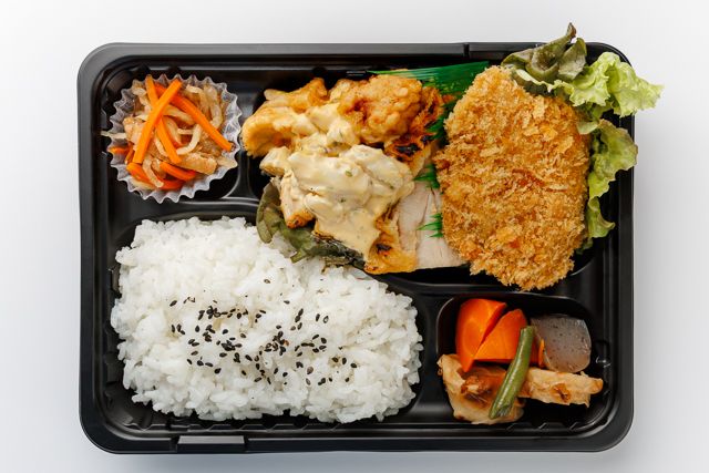 堀堀キッチン-タルタルチキン＆ヒレカツ弁当