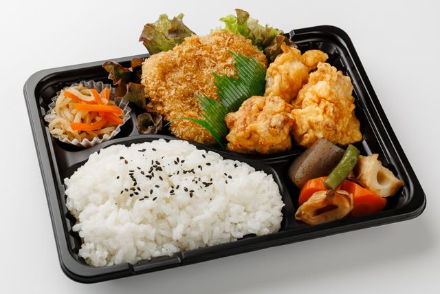 堀堀キッチン-ヒレカツ＆唐揚げ弁当