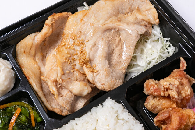 一蓮-【定番】生姜焼き弁当