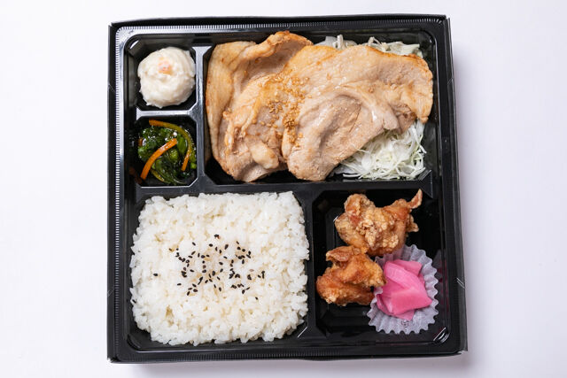 一蓮-【定番】生姜焼き弁当