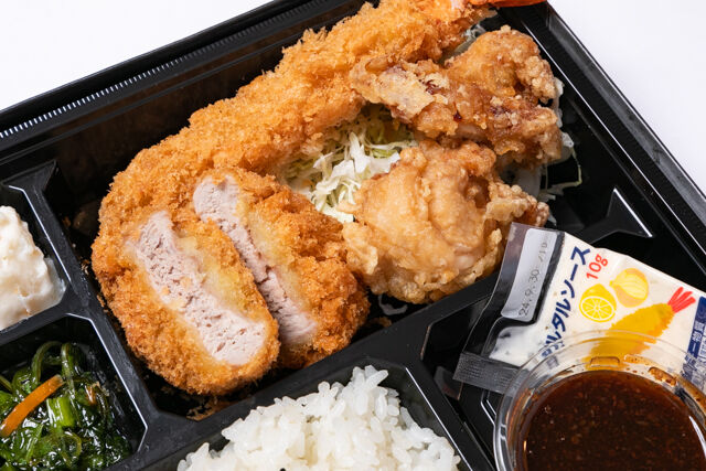 一蓮-【欲張り！】ミックスフライ定食