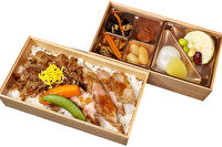 ～別邸～いものこ-牛ステーキと和牛しぐれ煮弁当