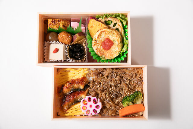 魚に串に炭炙りいものこ-緑の街御膳