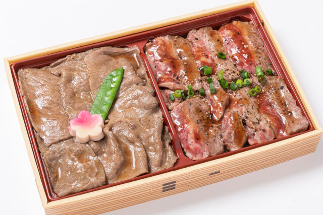 伊勢重-すき焼きとステーキの肉三昧弁当