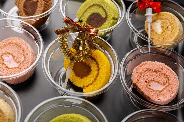 彩りロールケーキ