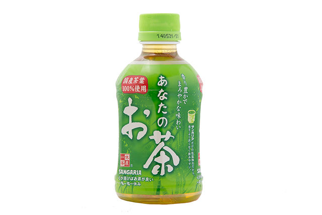 緑茶（280ml ペットボトル）