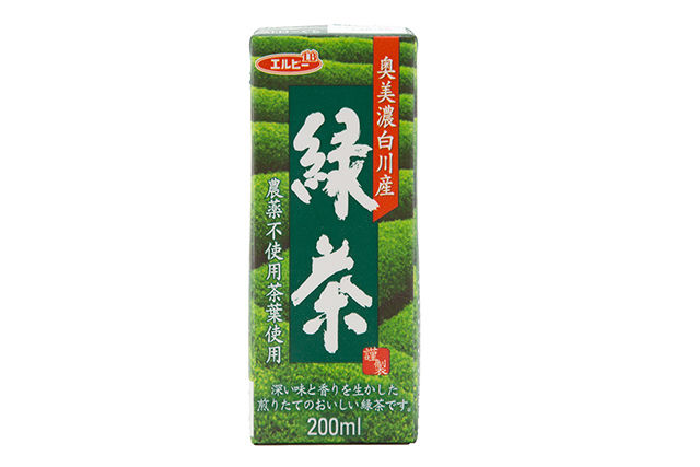 緑茶（200ml 紙パック）