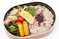 女子に造ったお弁当-わっぱシリーズ（7）栗かぼちゃコロッケ／レンコンと牛肉の黒胡椒炒め