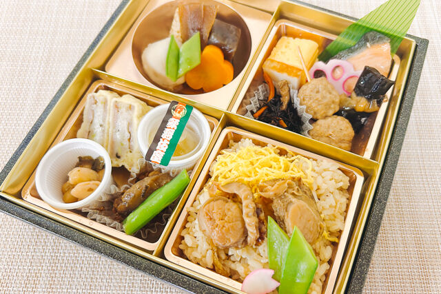 歌舞伎座-＜1月2月限定＞ 観劇幕の内弁当～煮帆立と五目炊込み御飯～