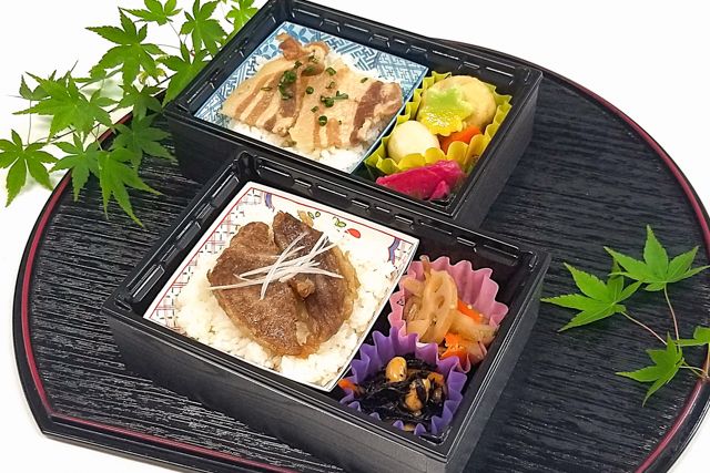 懐石・仕出し りんと-秋川牛×東京産ブランド豚「柔豚（やわらとん）」弁当ー東京ブランド巡りシリーズー