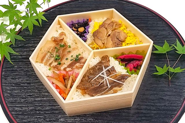 懐石・仕出し りんと-柔豚（やわらとん）×東京しゃも×秋川牛弁当ー東京ブランド巡りシリーズー