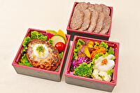 熟成焼肉 ハンバーグ 格之進 プラチナム-格之進ハンバーグと黒毛和牛特上焼肉御膳～たっぷりしそおろしとポン酢～