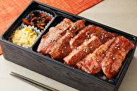 熟成焼肉 ハンバーグ 格之進-国産霜降り焼肉弁当