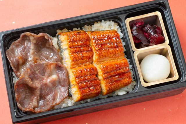 竈炊き 鰻治郎-うなぎと牛タン重【吟】