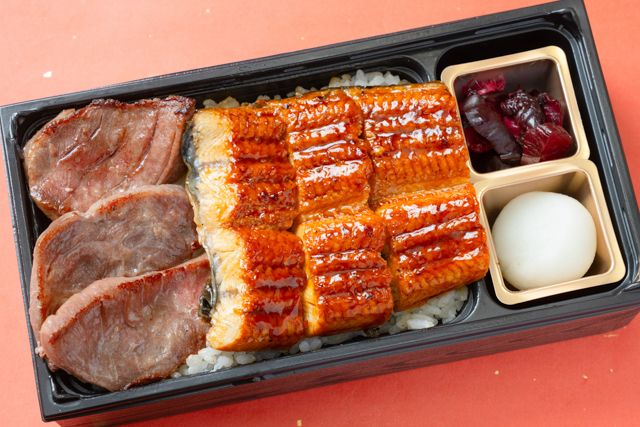 竈炊き 鰻治郎-うなぎと厚切り牛タン重【雅】