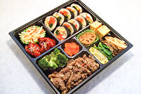 韓味-韓国のり巻き（キンパ）と牛プルコギセット弁当