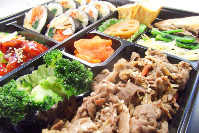 韓味-韓国のり巻き（キンパ）と牛プルコギセット弁当