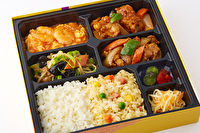 香菜屋～かなや～-【豪華 幕の内弁当】酢豚と鶏肉の甘味噌炒め弁当