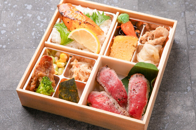 桜～肉寿司と銀鮭幽庵焼き御膳～