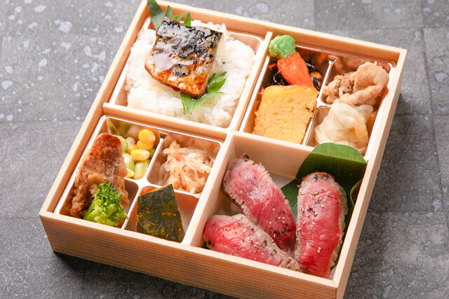 梅～肉寿司とさば幽庵焼き御膳～