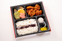割烹出水-鶏の唐揚げ黒酢あんかけ弁当