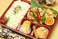 割烹 なが田-九条葱の京風豚生姜焼きのお弁当