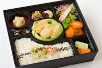 中華ダイニング 家座冨-イカのXO醤炒め＆エビチリ弁当