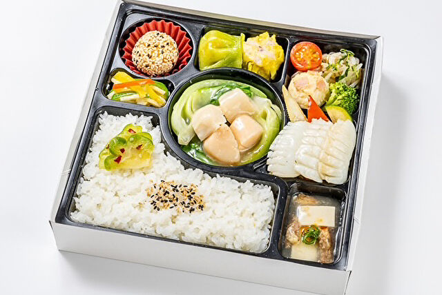 【熨斗対応可】ホタテのあっさりあんかけ＆花咲イカの海老みそ炒め弁当