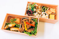 季節料理 和彩亭-特製牛焼肉の二段弁当