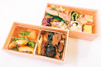 季節料理 和彩亭-【お肉とお魚】特製牛すき焼きの二段御膳