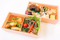 季節料理 和彩亭-【お肉とお魚】鯖の竜田揚げ二段御膳