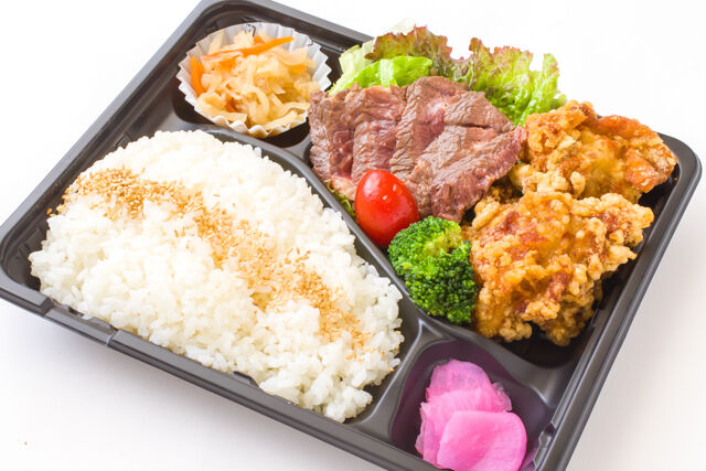 きっちん みう亭-【熨斗対応可】厳選ステーキ＆唐揚げ弁当