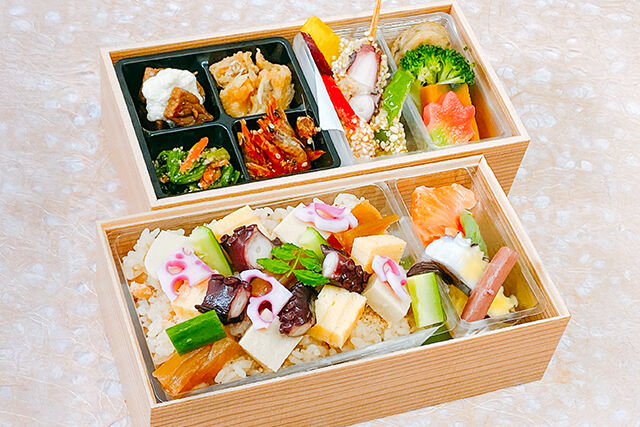 くら蔵-漁港直送タコづくし二段重弁当