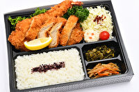京都かつひろDELICATESSEN-ミルフィーユロースかつ＆海老フライ弁当
