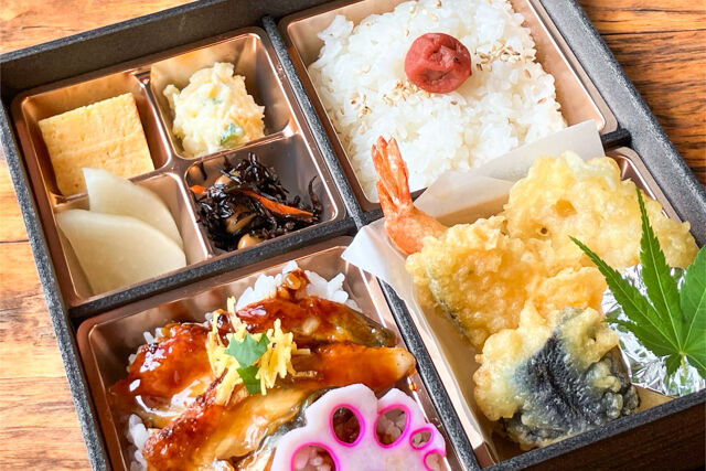 京都割烹やなぎさわや-【秋限定】梅香の鰻天ぷら御膳