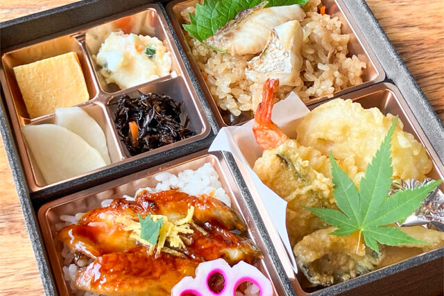 京都割烹やなぎさわや-【秋限定】鯛飯の鰻天ぷら御膳