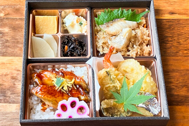 京都割烹やなぎさわや-【秋限定】鯛飯の鰻天ぷら御膳