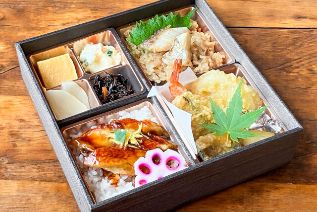 京都割烹やなぎさわや-【秋限定】鯛飯の鰻天ぷら御膳