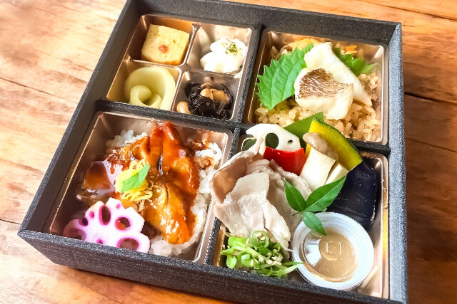 京都割烹やなぎさわや-【秋限定】鰻ご飯と秋野菜の冷しゃぶと鯛めし