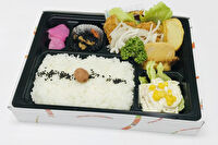京や弁当-おろしチキン弁当【お茶缶付】