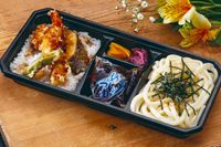 京や弁当-天丼とうどん弁当
