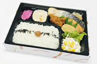 京や弁当-シャケ弁当【お茶缶付】