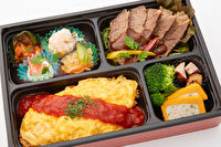 La tortilla-アンガスステーキオムライス弁当