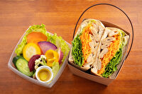 野菜がおいしい LONGING HOUSE-ヴィーガンスパイシーチキンサンドイッチBox