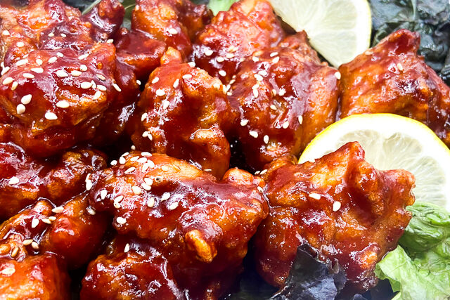ヤンニョムチキンプレート