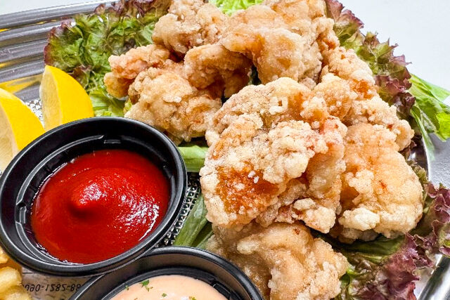 ラティスポテト×若鶏の唐揚げ プレート
